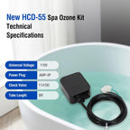 Spa Ozonator for Hot Tub Direct Replace HCD-55– 110V for Swim Spas