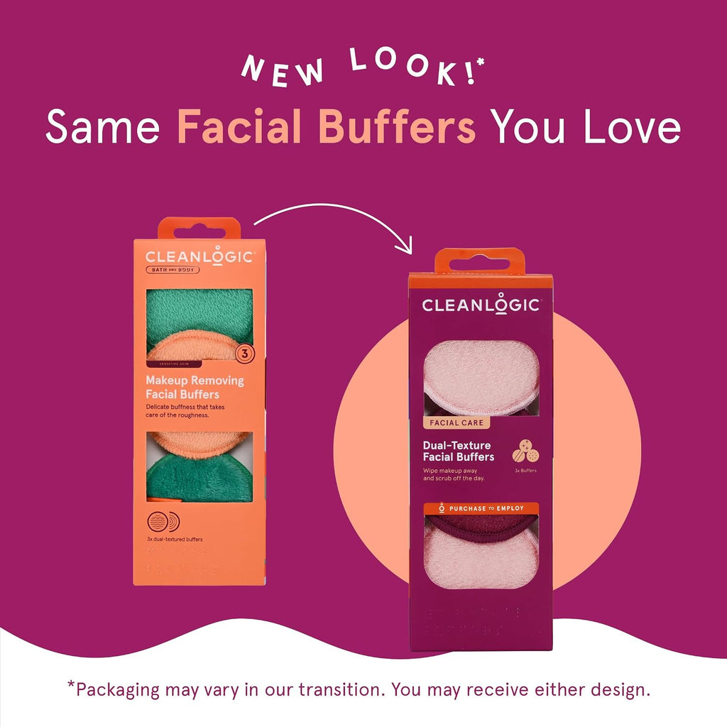 Exfoliating Dual-Texture Facial Pads - Makeup Remover - 9 Count