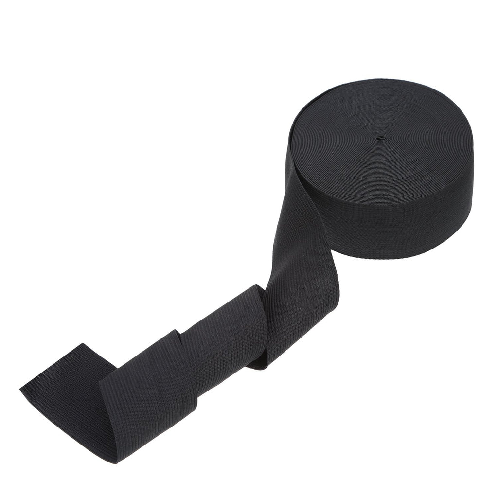 1 Pcs Elastic Spool (2 Inch X 11 Yard,Black)