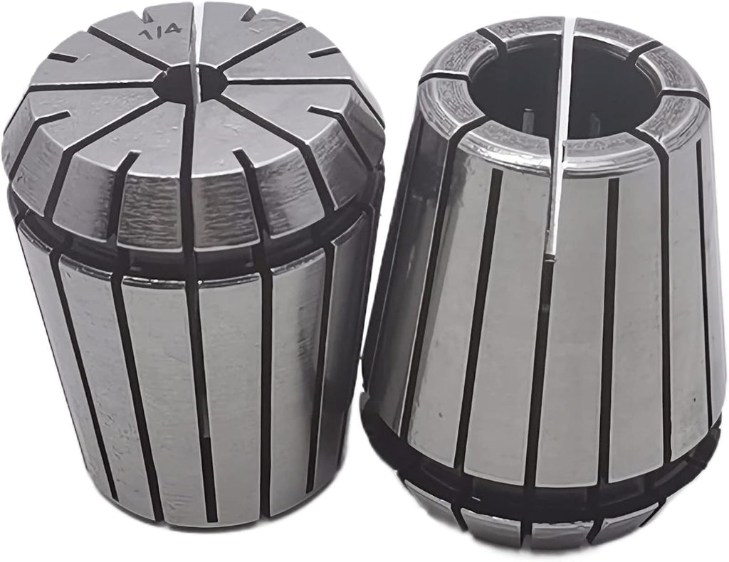 ER32 1/4 Collet Set 2pcs,Spring Collet Set for CNC Engraving Machine and Milling Lathe Tool