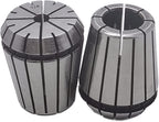 ER32 1/4 Collet Set 2pcs,Spring Collet Set for CNC Engraving Machine and Milling Lathe Tool