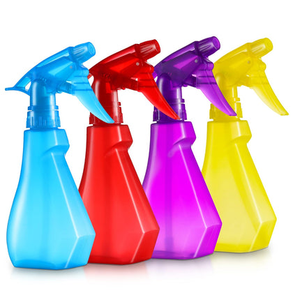 8oz 4-Pack Empty Spray Bottles for Cleaning Heavy Duty, Small Spray Bottle for Hair, Plant Mister, Squirt Bottle for