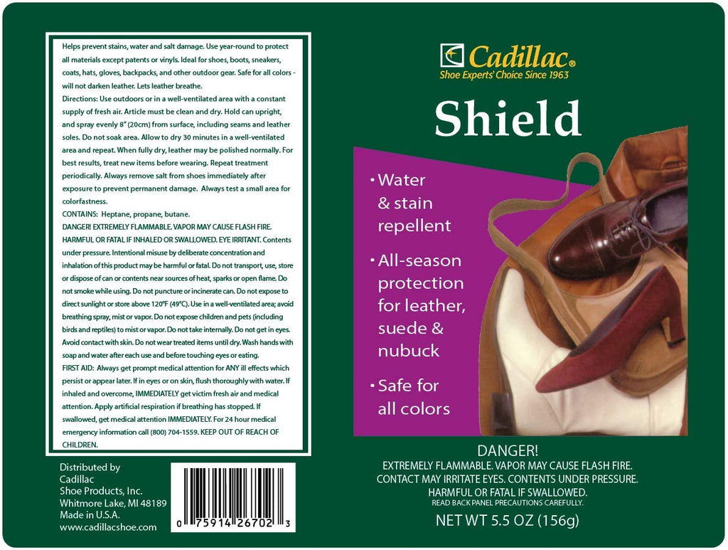 Shield Leather & Fabric Protector Spray 5.5 oz