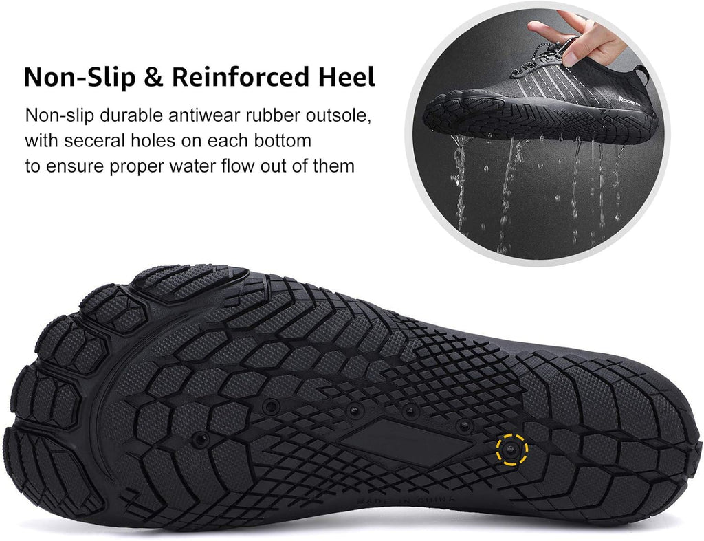 Water Shoes Quick Dry Barefoot Beach Sport Swim Shoes for Men Women