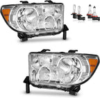 Halogen Headlights for 07-13 Toyota Tundra, 08-17 Sequoia
