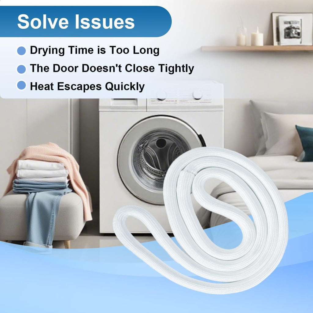Upgraded Dryer Door Seal Part Compatible with Whirlpool WED49STBW1
