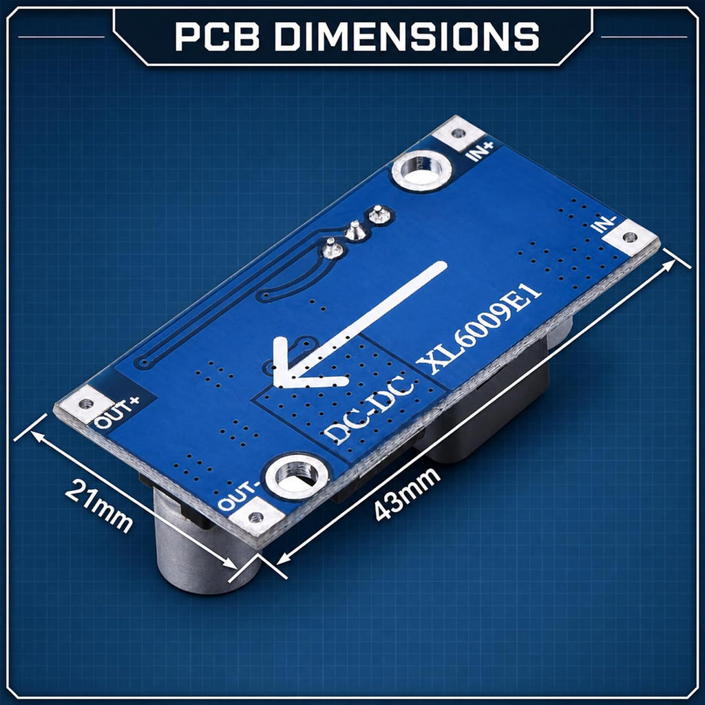 10-Pack XL6009 Boost Converter, DC-DC Step Up, 400KHz