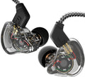 CCZ Melody in Ear Monitor, Dynamic Hybrid Dual Driver in Ear Earphones 1BA+1DD HiFi Wired Headphones Musicians IEM