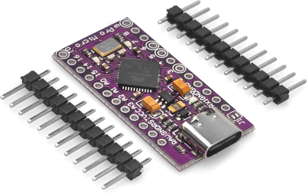 1x Pro Micro Board 5V/16MHz Module Board Type C Port for Arduino Leonardo