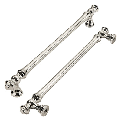 10 Pack 10 Inch(256mm) Polished Nickel Cabinet Pulls Drawer Pulls Kitchen Cabinet Hardware Zinc Pulls for Dresser