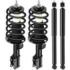 SCITOO Front Rear Complete Struts Shock Absorber for Prius C 2012-2015