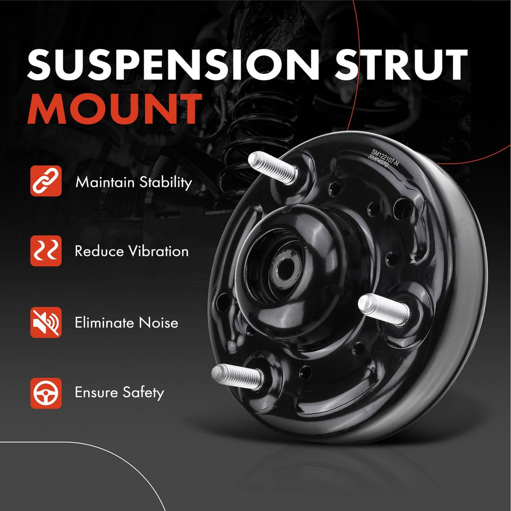 A-Premium Front Left or Right Strut Mount Compatible with Ford, Lincoln
