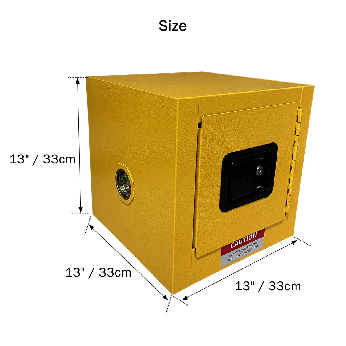 Flammable Safety Storage Cabinet 13"x13"x13" Industry Hazardous Materials