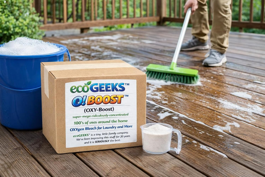 OXY-BOOST Oxygen Bleach 20LB Bulk Packaged by ecoGeeks
