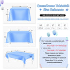 Sequin Tablecloth Royal Blue Party Decor 60x102 Inch Glitter Table Cover