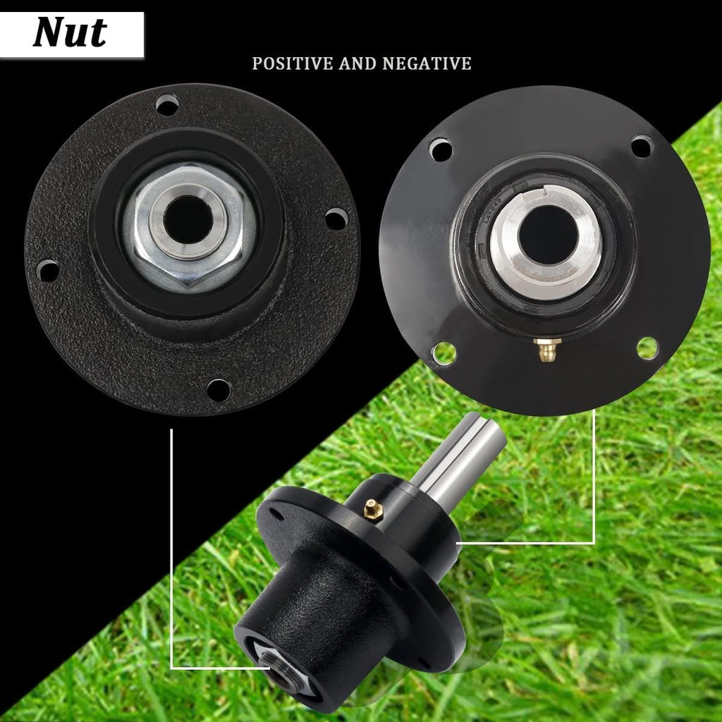 3pcs Spindle Assembly Replaces SCAG 46020 461663 46400 46631 Ferris 1530301 Fit 48" 52" 61" Lawn Mower Deck with Zerk Fitting
