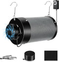 4 Inch Air Carbon Filter with Australian Virgin Charcoal – Odor Control. Built-in 5.5" Quiet Fan with Speed Control
