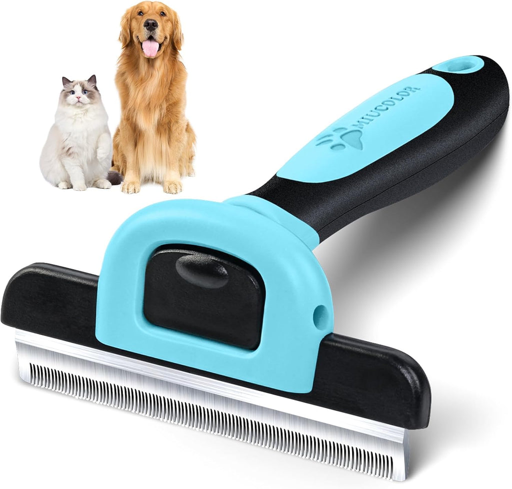 Pet Grooming Brush, Deshedding Tool for Dogs & Cats, Effectively Reduces Shedding by up to 95% for Short Medium and