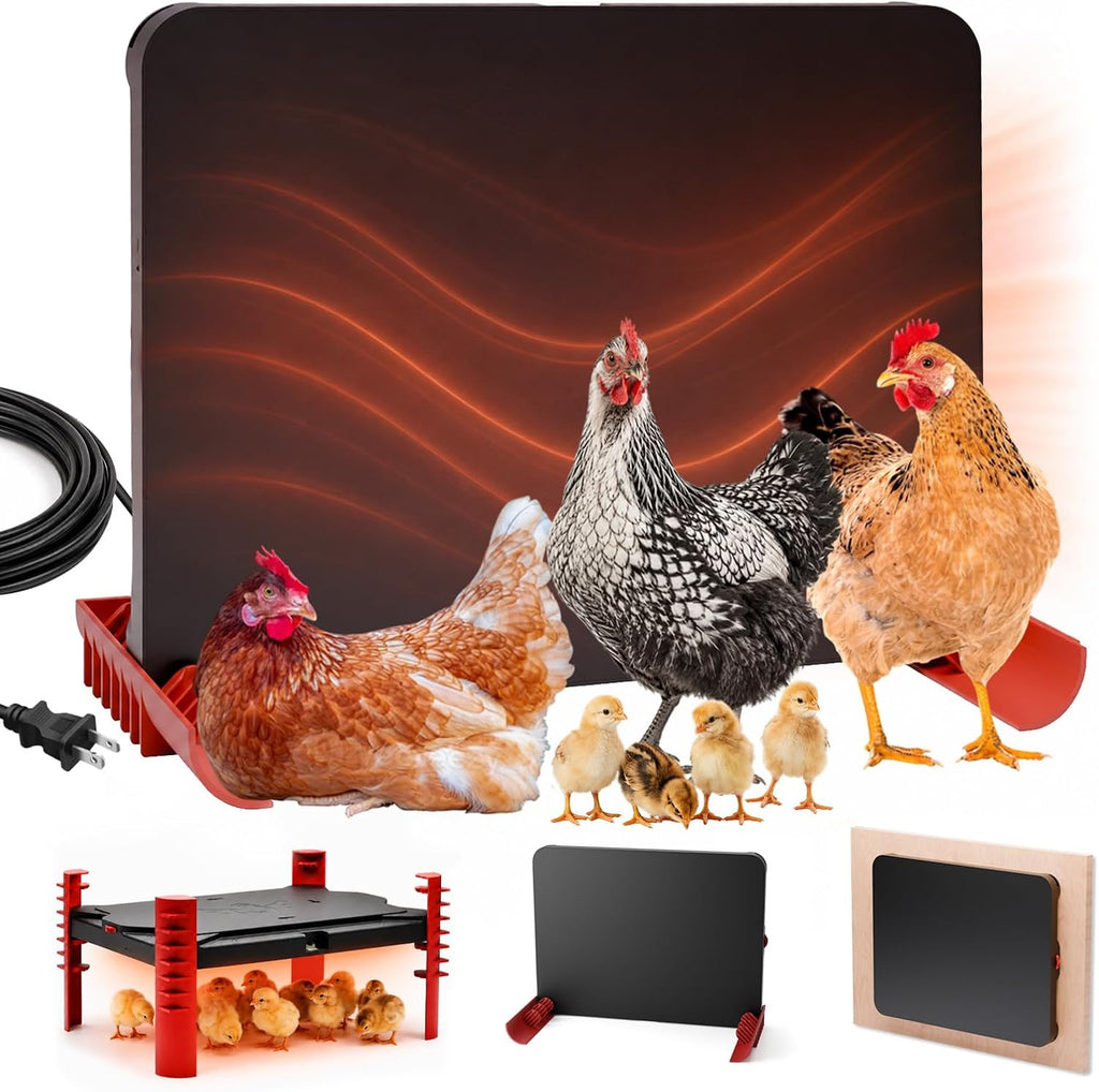 Smart Chicken Coop Heater, 200W Radiant Heat Panel with Smart Thermostat