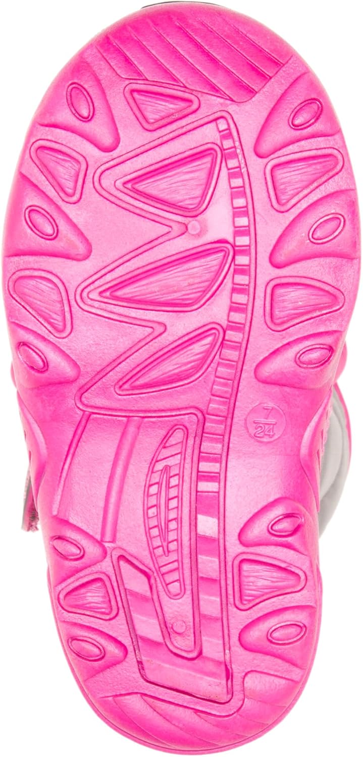 Kids Snowbug 5 Winter Snow Boot Waterproof Nylon Adjustable Strap Vegan Friendly Warm Insulated