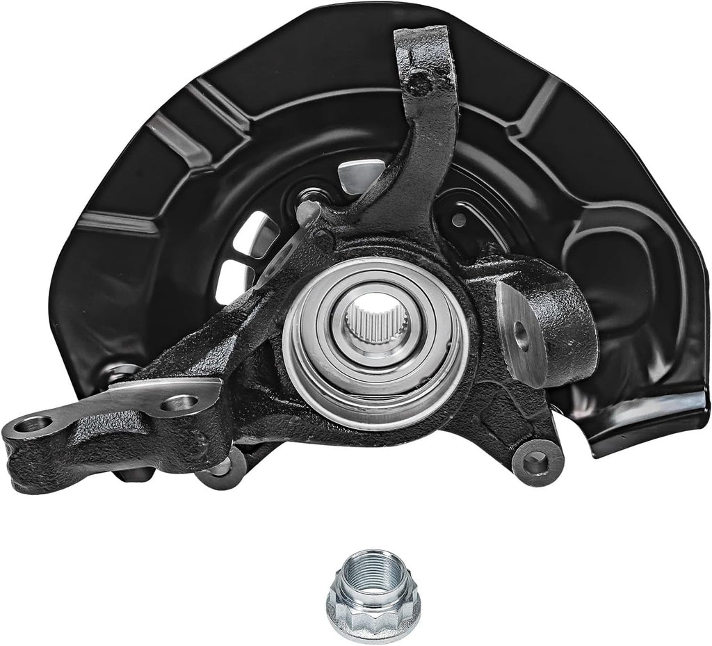 Detroit Axle - FWD Front Knuckle Hub Assemblies for 04-10 Toyota Sienna