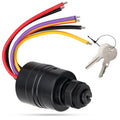 Try-H 87-88107A5 Boat Ignition Switch with 2 Keys 6 Wire Connectors
