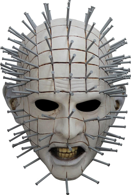 Men's Monster Horror Hellraiser III Pinhead Mask Halloween Costume Accessory