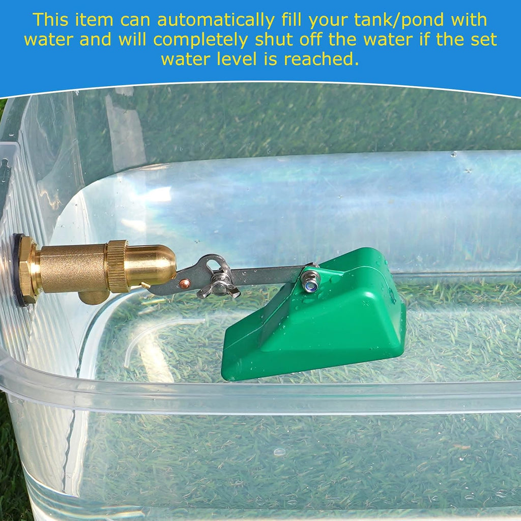 Brass Float Valve 3/4 Inch, Water Tank Float Valve Auto Fill