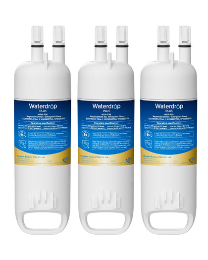 Plus EDR1RXD1 Water Filter, Replacement for W10295370A, 3 Pack