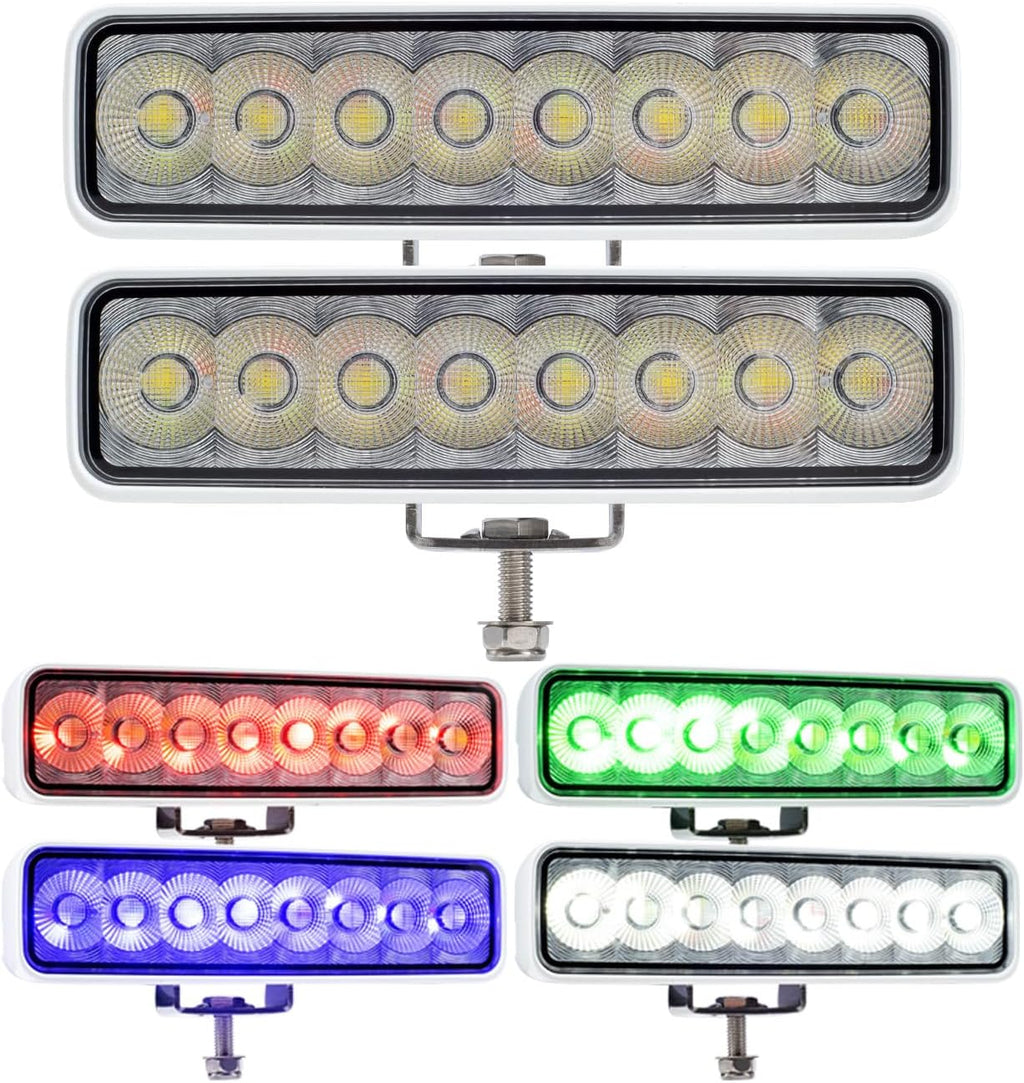 RGBW LED Boat Spreader Light, 6.7'' Deck Dock Marine Flood Lights
