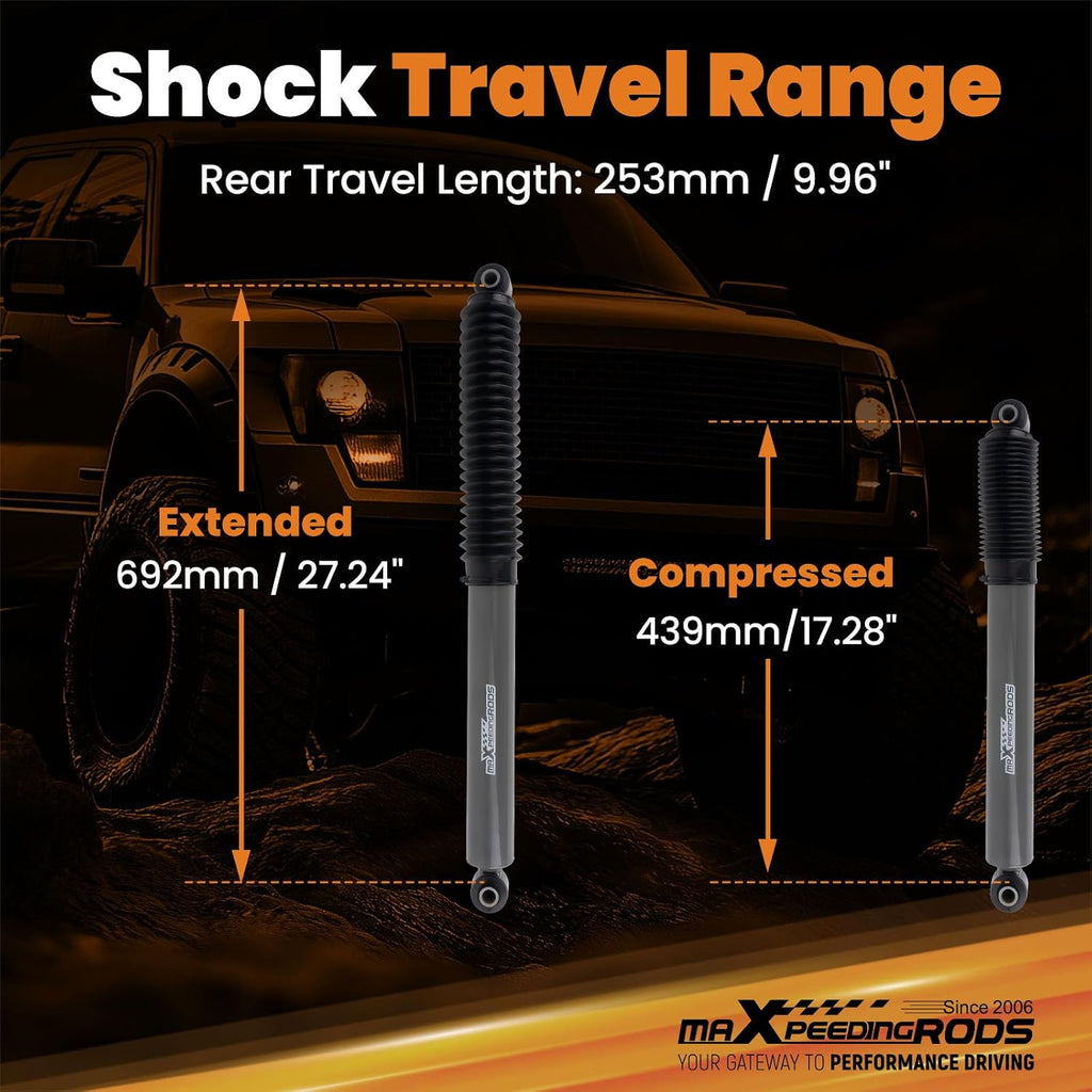 maXpeedingrods 0-2.5" Rear Shocks for Ram 1500 2002-2023