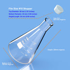2000 mL Erlenmeyer Flask, 3.3 Borosilicate Glass, Narrow Mouth