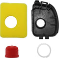 Hoypeyfiy Air Cleaner Cover 595660, Foam Filter, and Primer Bulb 594281 Replacement Kit Compatible with BS 550E / 550EX Engine Series Lawn Mowers