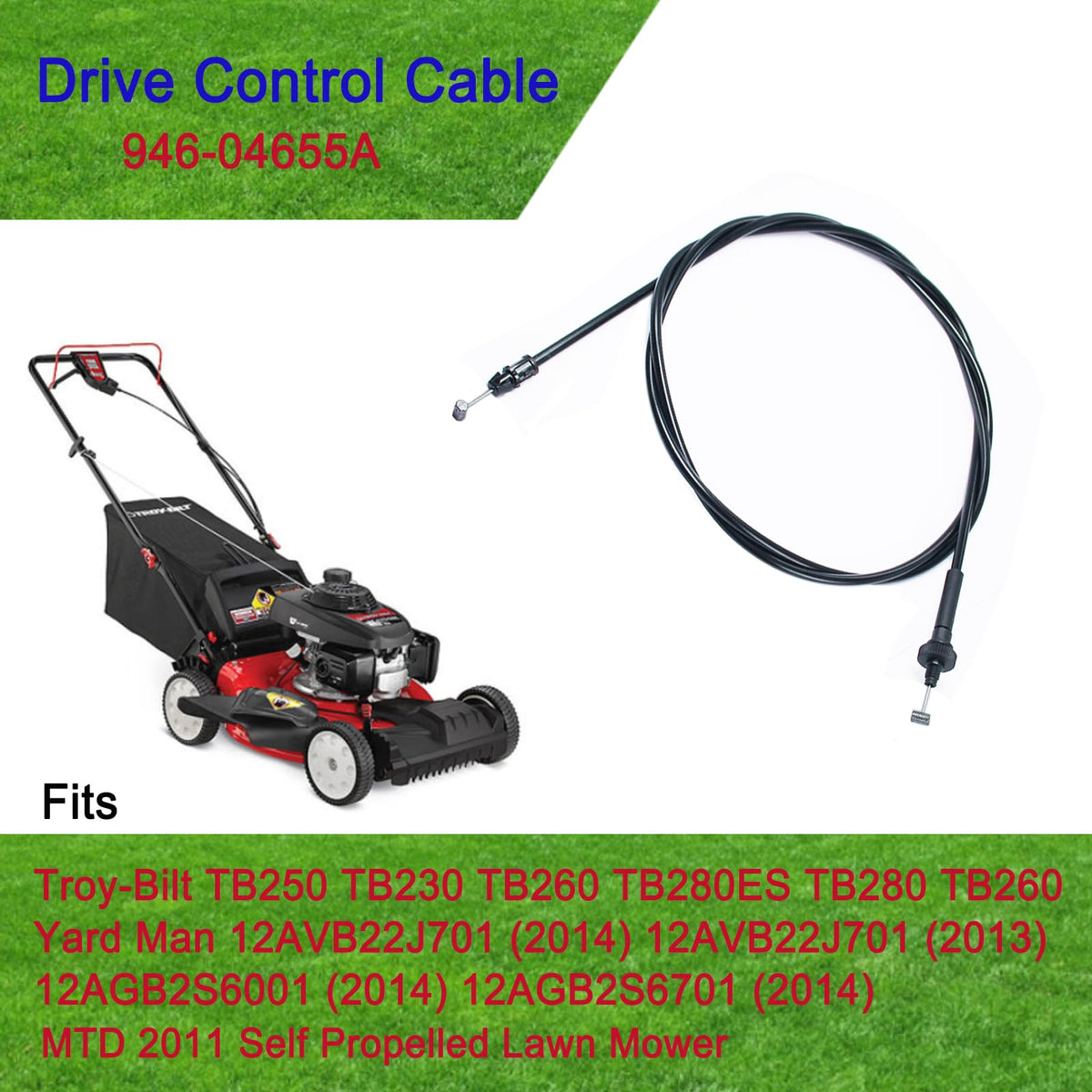 946-04655A Drive Control Cable Replacement 746-04655,746-04655A,946-04655