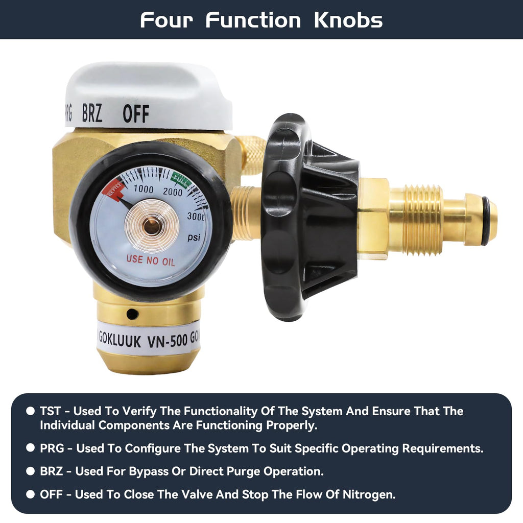 500 PSI Nitrogen Purge Control Valve
