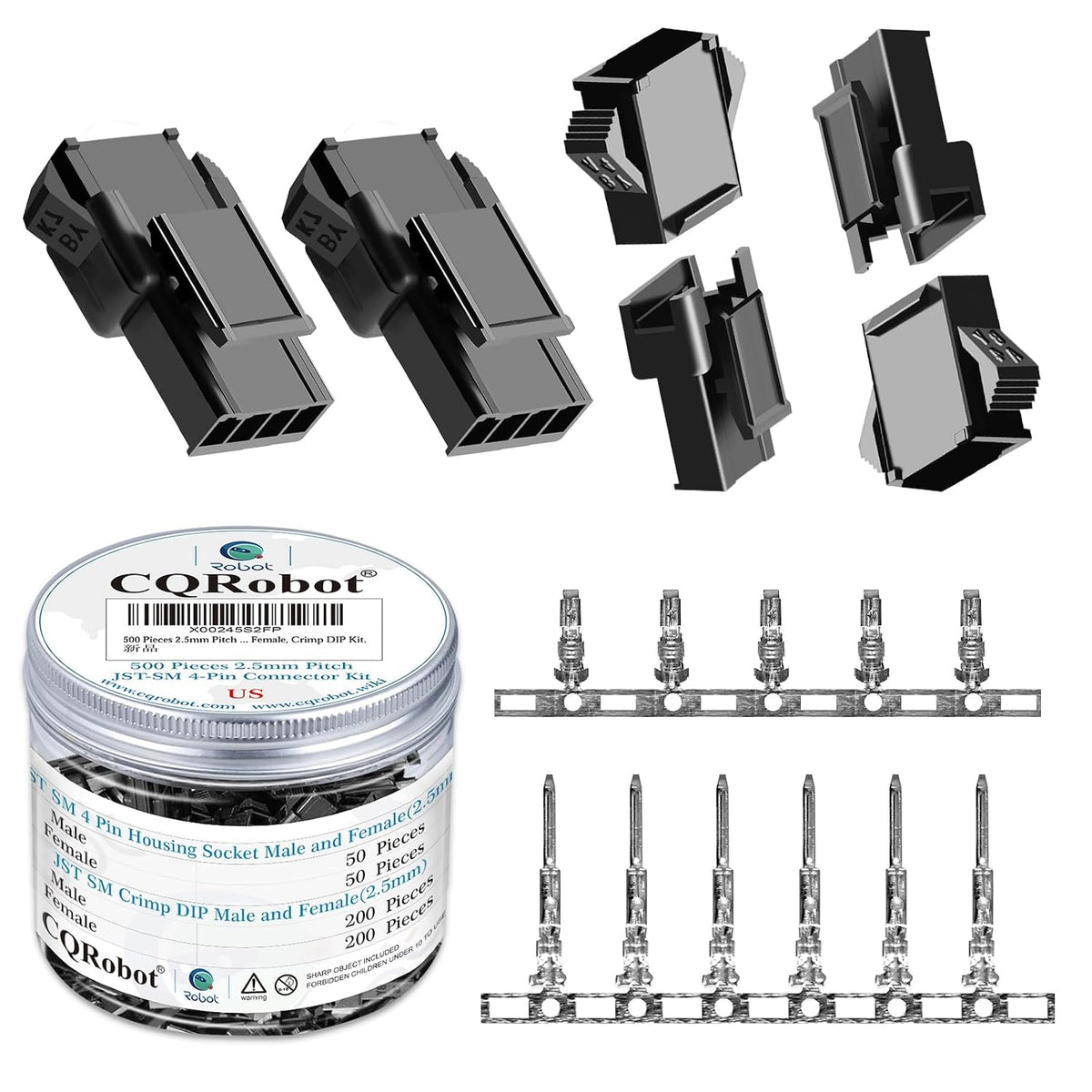 CQRobot JST SM 2.5mm Pitch 4-Pin Electronic Computer Connector Adapter