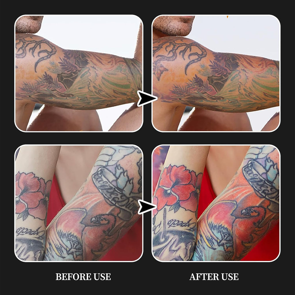 Tattoo Aftercare Butter Balm,Natural Organic Tattoo Cream Moisturizer for Old & New Tattoos Healing Brightener Color