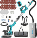 Drywall Sander with Vacuum Dust Collector, 1000W Popcorn Ceiling Removal Tool, Electric Drywall Sander with Digital