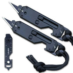 Edge XT - Mini Utility Knife Keychain Multitool w/ 10 Tools - Retractable Razor Blade Mini Box Cutter OTF Knife