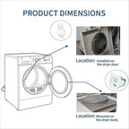 306436 Dryer Door Latch and Strike Kit Replacement 279570 313912 Door Catch