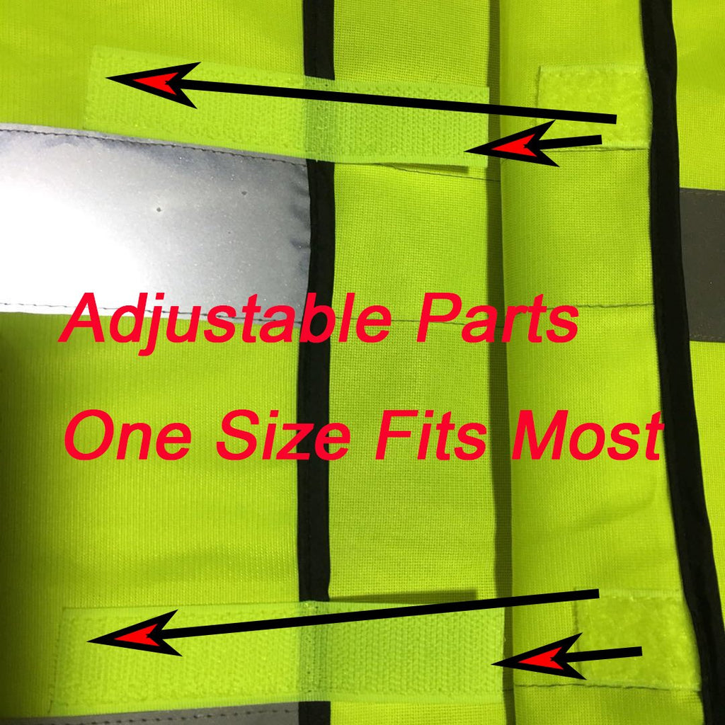 High Visibility Reflective Safety Vest Bulk 10 Pack