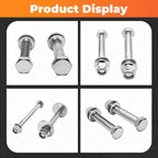 Aspaton 8Pcs Front Control Arms Cam Bolts and Hardware Kit