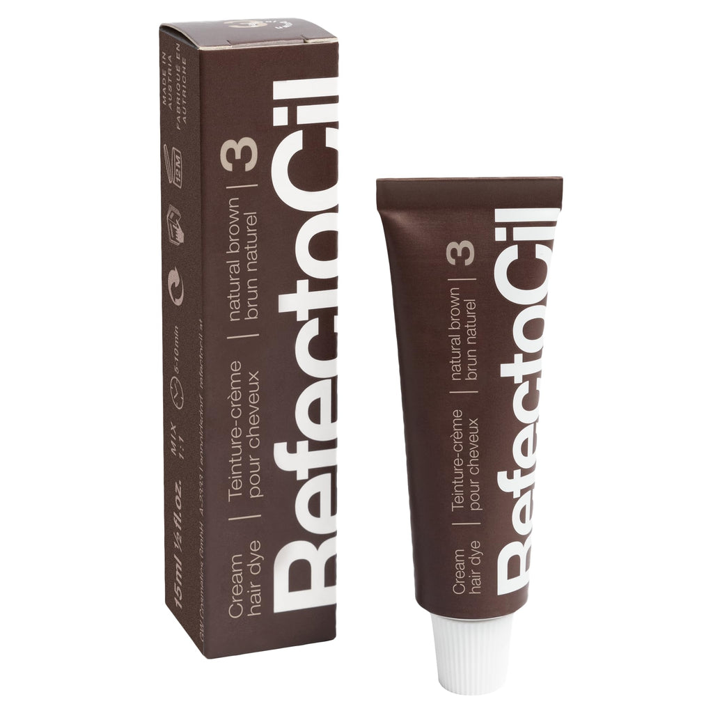Starter Kit – Black + Natural Brown Cream Hair Dye + Developer