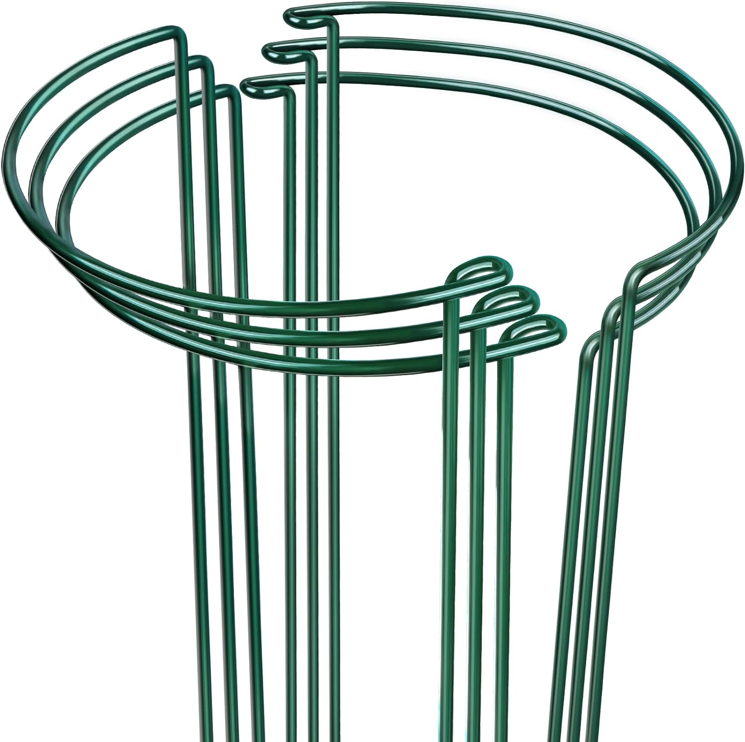 Plant Support Plant Stakes, 6pcs Peony Cages and Supports, Metal Garden Stakes Plant Supports, Plant Support Stakes