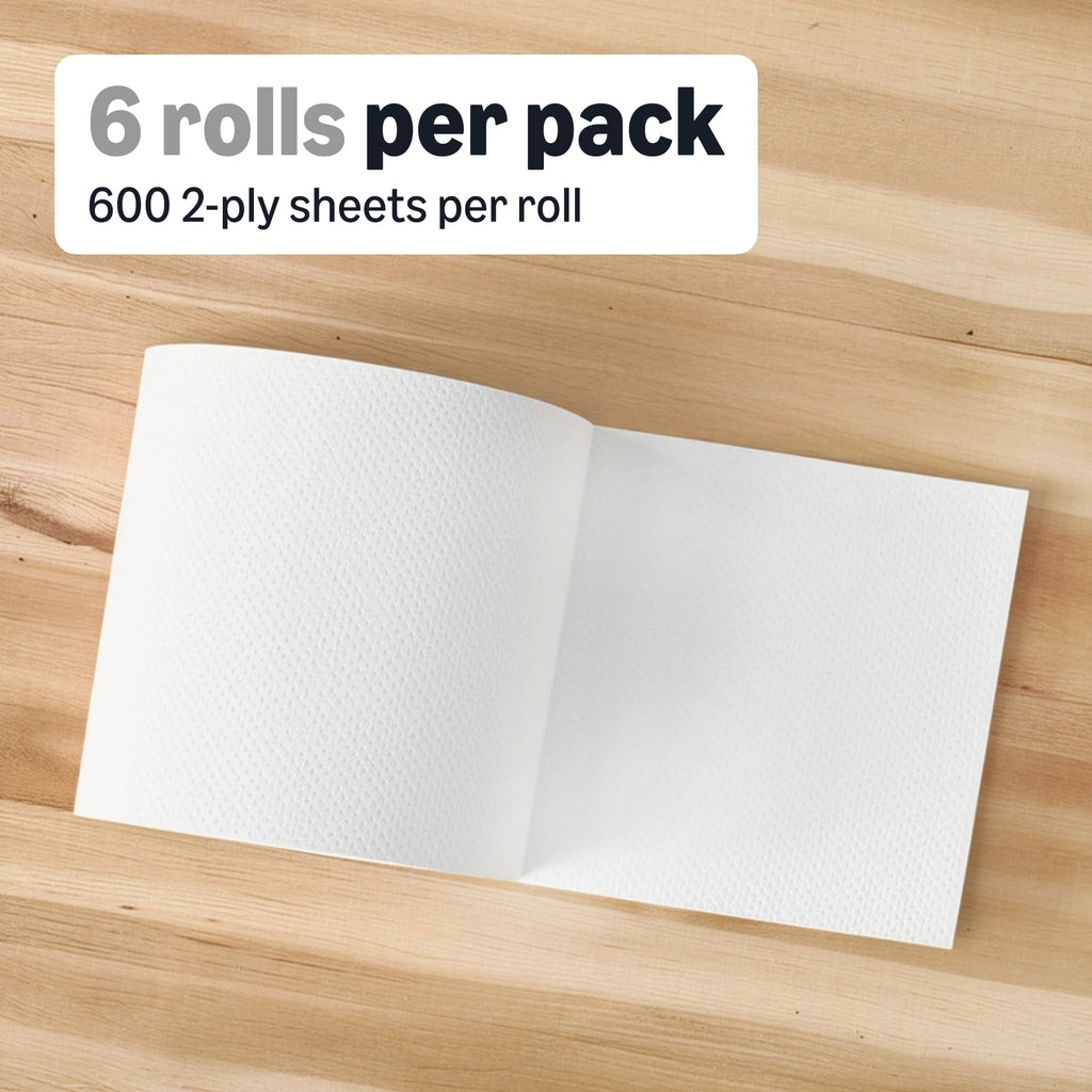 AmazonCommercial 2-Ply White Centerpull Paper Towels |Bulk for Business | Centerpull Hand Towels |Compatible with