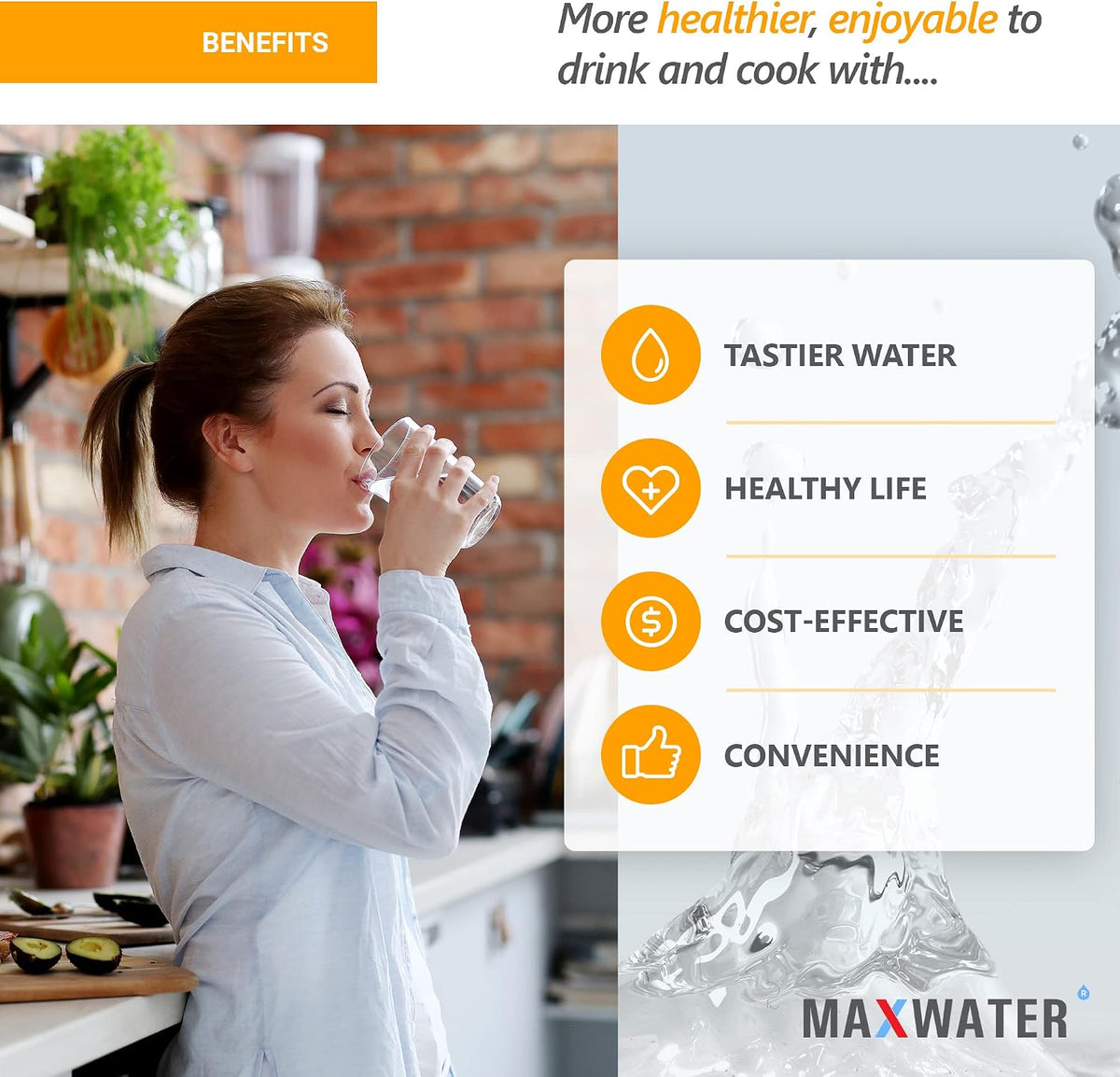 Max Water 5 Micron 20 x 4.5 Sediment Filter 20 inch Replacement Cartridge