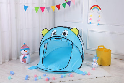 Kids Play Tents – Collapsible Tent for Boys Girls Gift - Large Foldable Playhouse Indoor/Outdoor Fun - Pop up Tent