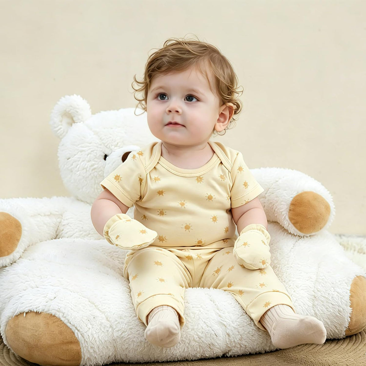Newborn Baby Girl Boy Clothes Cotton Ribbed Mix Layette Gift Set