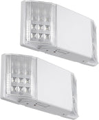 TORCHSTAR 2-Pack LED Emergency Lighting with Battery Backup White