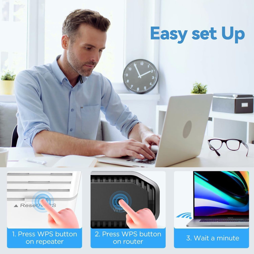 WiFi Range Extender Single Band 2.4G. | WiFi Repeater Signal Booster for Home Coverage